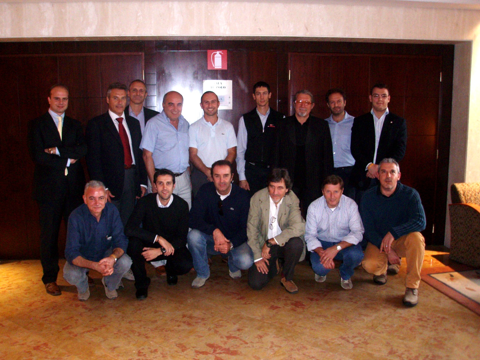 Participants of the first ASCS training course in Rome, Italy, in 2007